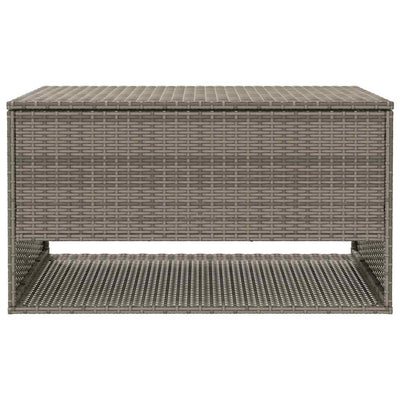 ulkotyynylaatikko harmaa 100x55x55,5 cm polyrottinki