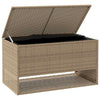 tyynyrasia ulkokäyttöön beige 100x55x55,5 cm polyrottinki