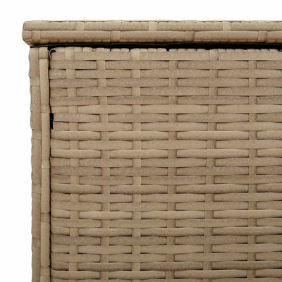 tyynyrasia ulkokäyttöön beige 100x55x55,5 cm polyrottinki