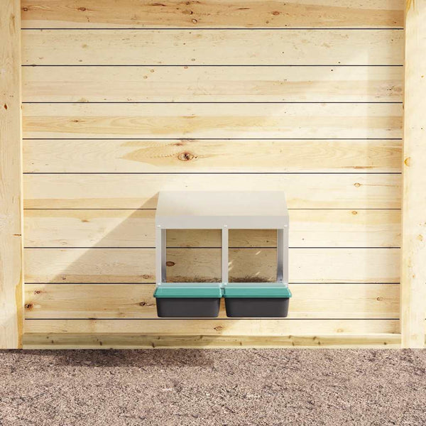 Sinkitty kananpesälaatikko Alicia (2 lokeroa seinäkiinnitys teräs)