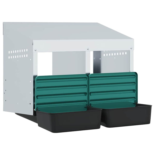 Sinkitty kananpesälaatikko Alicia (2 lokeroa seinäkiinnitys teräs)