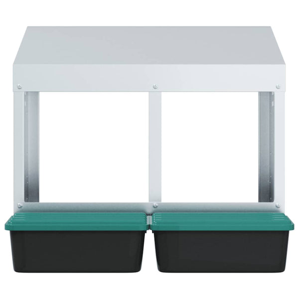 Sinkitty kananpesälaatikko Alicia (2 lokeroa seinäkiinnitys teräs)