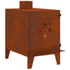 Retkihella 35x50x60 cm corten teräs
