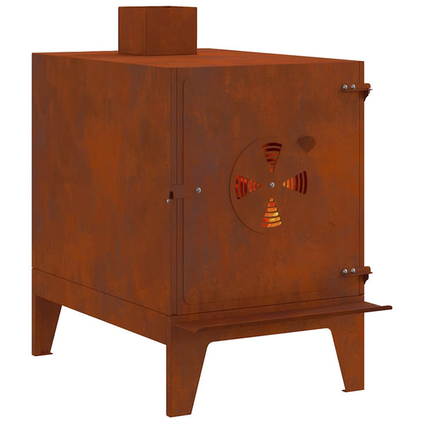Retkihella 35x50x60 cm corten teräs
