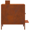 Retkihella 35x50x60 cm corten teräs