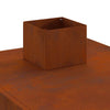 Retkihella 35x50x60 cm corten teräs