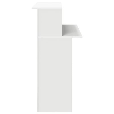 Valkoinen vastaanottopöytä Nedelciu 100x50x103,5cm (suunniteltu puu)