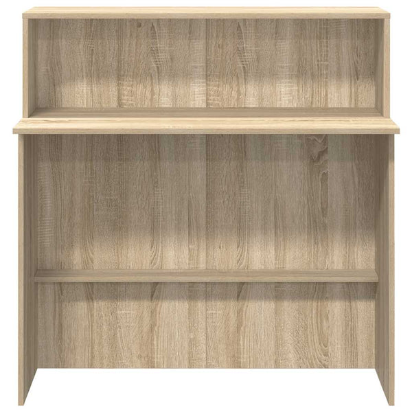 Vastaanottopöytä Sonoma-tammi 100x50x103,5 cm tekopuu