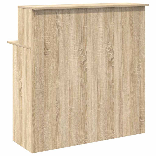 Vastaanottopöytä Sonoma-tammi 100x50x103,5 cm tekopuu