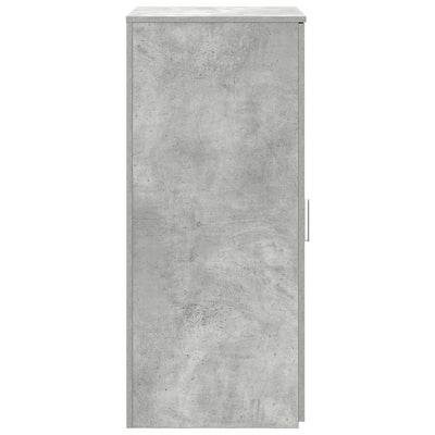 Säilytyskaappi betoninharmaa 50x45x103,5 cm tekninen puu