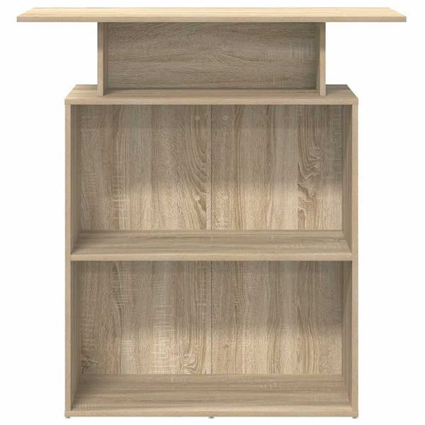 Vastaanottopöytä Sonoma-tammi 100x40x104 cm tekopuu