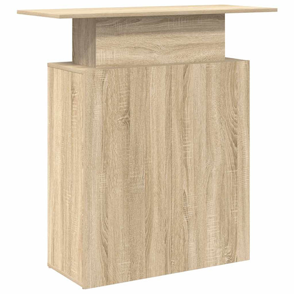 Vastaanottopöytä Sonoma-tammi 100x40x104 cm tekopuu