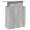 Vastaanottopöytä harmaa sonoma 100x40x104 cm suunniteltu puu