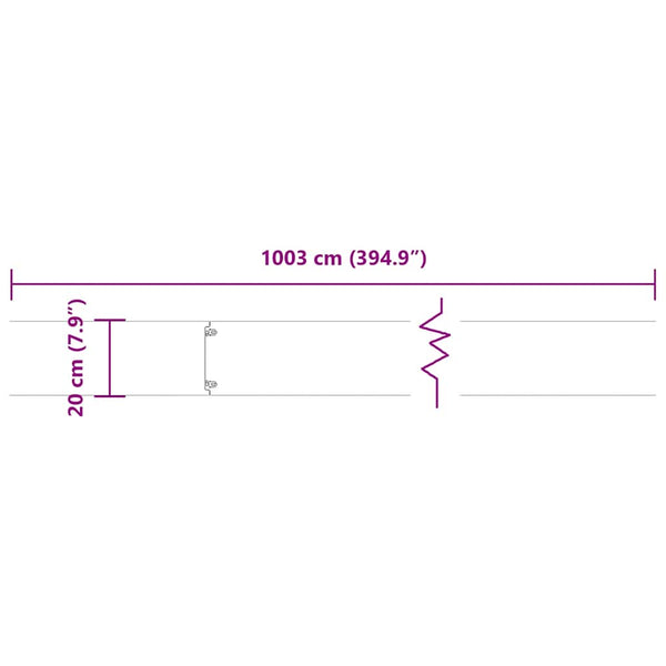 Nurmikon reunalistat 10 kpl 20x103 cm ruostumatonta terästä