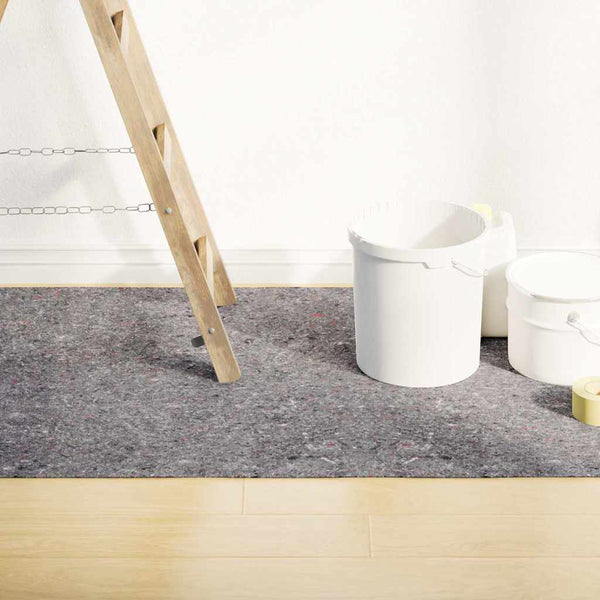 Liukumattomat maalarin fleeceliinat 2 kpl 5 m 280 g/m² Harmaa