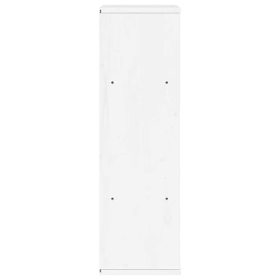 Sivukaappi ODDA valkoinen 40x24x79 cm massiivipuu mänty