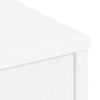 Sivukaappi ODDA valkoinen 40x24x79 cm massiivipuu mänty
