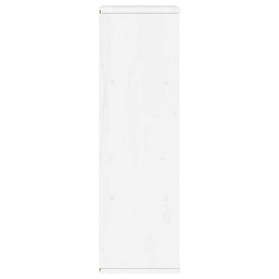 Sivukaappi ODDA valkoinen 40x24x79 cm massiivipuu mänty