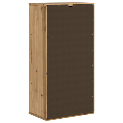 sivukaappi laatikoilla ODDA 40x24x79 cm massiivipuu mänty