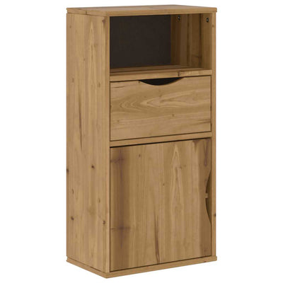 sivukaappi laatikolla ODDA 40x24x79 cm massiivipuu mänty
