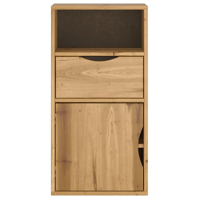 sivukaappi laatikolla ODDA 40x24x79 cm massiivipuu mänty