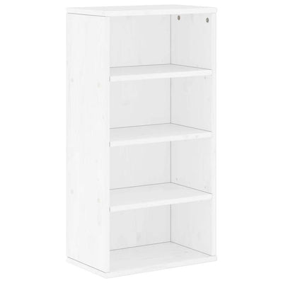 Sivukaappi ODDA valkoinen 40x24x79 cm massiivipuu mänty