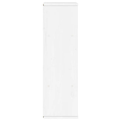 Sivukaappi ODDA valkoinen 40x24x79 cm massiivipuu mänty