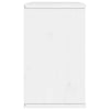 TV Kaappi ODDA Valkoinen 79x24x40 cm massiivipuu mänty