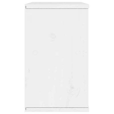 TV Kaappi ODDA Valkoinen 79x24x40 cm massiivipuu mänty