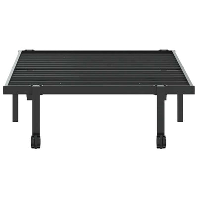 Musta sängynrunko ilman patjaa Radacs 90x200cm (taitettava, terästä)