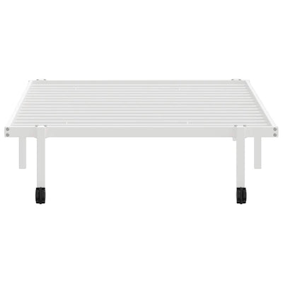Valkoinen sängynrunko ilman patjaa Radacs 100x200cm (taitettava, terästä)
