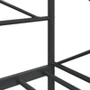 Päiväsänky ilman patjaa Musta 75x190 cm Teräs