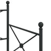 vidaXL-sohvasänky ilman patjaa Musta 75x190 cm Teräs