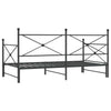 vidaXL-sohvasänky ilman patjaa Musta 107x203 cm Teräs
