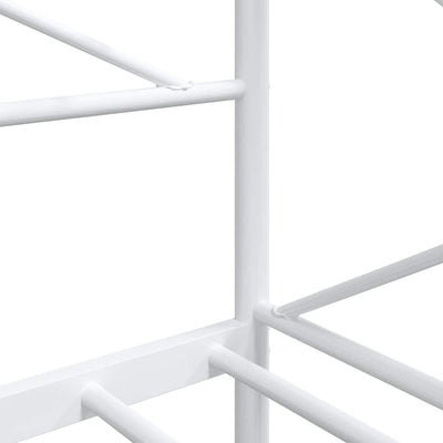 Valkoinen päiväsänky Giurgean 80x200cm (ilman patjaa teräs)