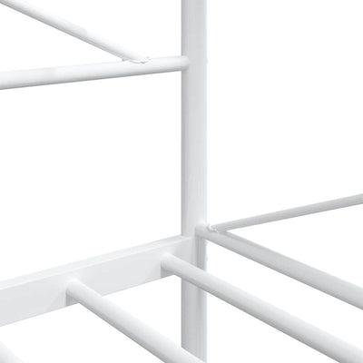 Valkoinen päiväsänky ilman patjaa Giurgean 100x200cm (teräs)