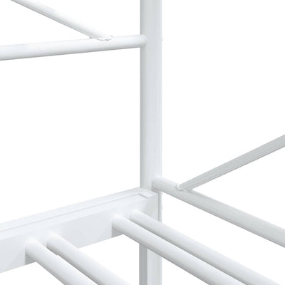 Valkoinen leposohva ilman patjaa Giurgean 90x190cm (teräs)