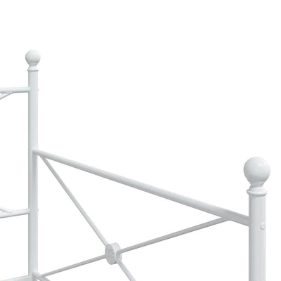 Valkoinen sohvasänky Giurgean 100x200cm (ilman patjaa teräs)