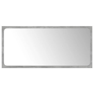 Betoninharmaa kylpyhuonekalustesarja Resvet (3-osainen, puinen)