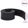 kumireuna lumiauran mustalle 180x8x1 cm