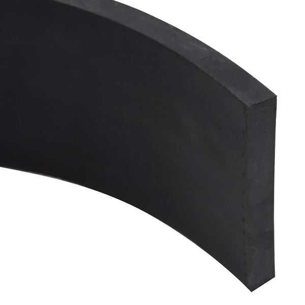 kumireuna lumiauran mustalle 200x10x1 cm