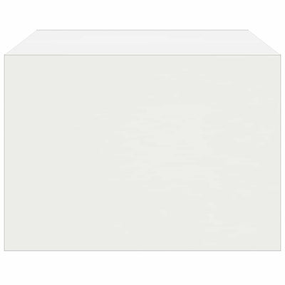 Valkoinen tv-kaappi led-valoilla Ojovan 75x35,5x25cm