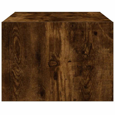 Savustettu tammi tv-kaappi led-valoilla Ojovan 75x35,5x25cm