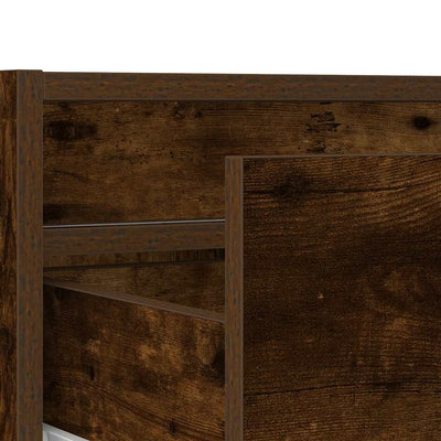 Savustettu tammi tv-kaappi led-valoilla Ojovan 75x35,5x25cm