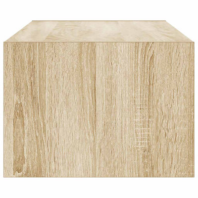 TV-kaappi LED-valoilla sonoma tammi 100X35,5x25 cm