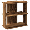 Kirjahylly 3-kerroksinen Old Wood 60x30x60 cm Engineered Wood