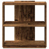 Kirjahylly 3-kerroksinen Old Wood 60x30x60 cm Engineered Wood