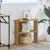 kirjahylly 3-kerroksinen Artisan Oak 60x30x60 cm tekninen puu