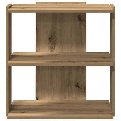 kirjahylly 3-kerroksinen Artisan Oak 60x30x60 cm tekninen puu