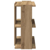 kirjahylly 3-kerroksinen Artisan Oak 60x30x60 cm tekninen puu